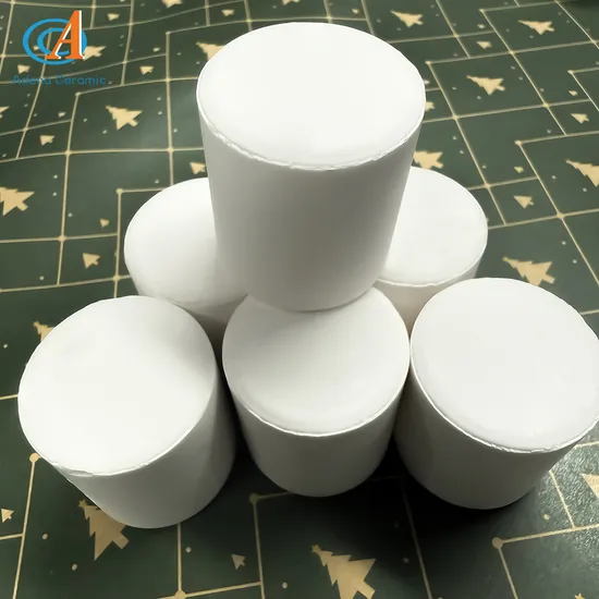 High Hardness Alumina Cylinder For Abrasive Material Grinding